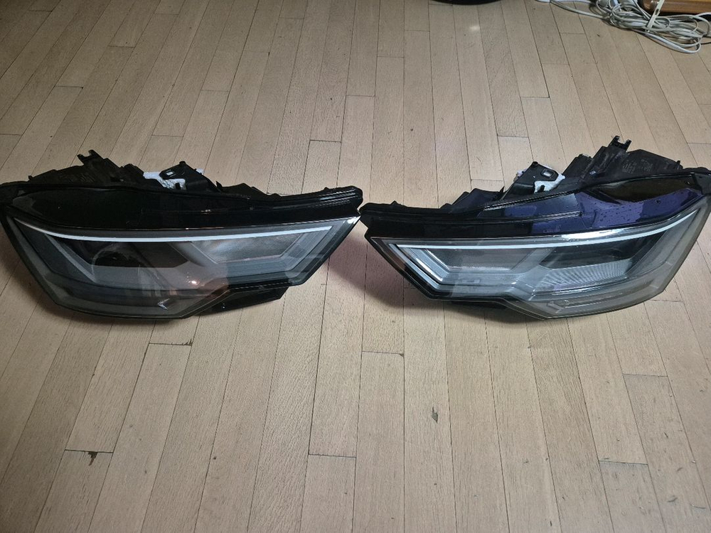 아우디A6(2023년형)호박등 라이트 및 앞뒤전등세트--2