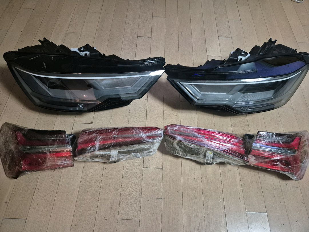 아우디A6(2023년형)호박등 라이트 및 앞뒤전등세트--6