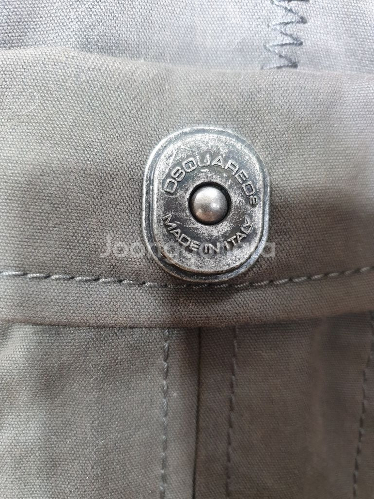 디스퀘어드2 정품 누빔 안감 밀리터리 보머 점퍼 55--9