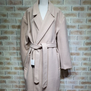 택부착 메이썸 벨트셋 루즈핏 울 롱코트 ~77