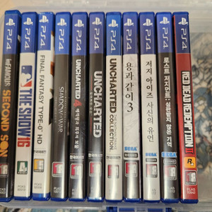 PS4 게임 타이틀 모음 이미지