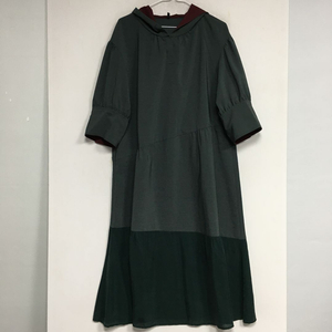 베네통 후드 플레어 원피스 85