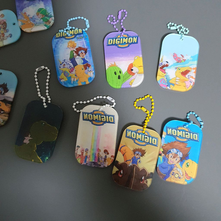 디지몬 아크릴 키링 부자재--1