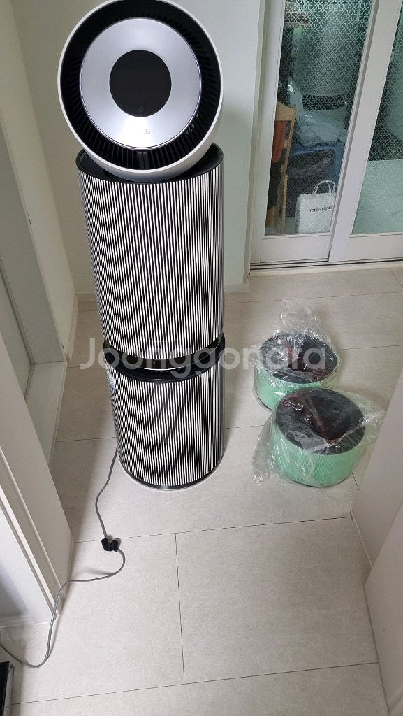 LG오브제 알파 2단 공기청정기 특 A급 판매합니다--0