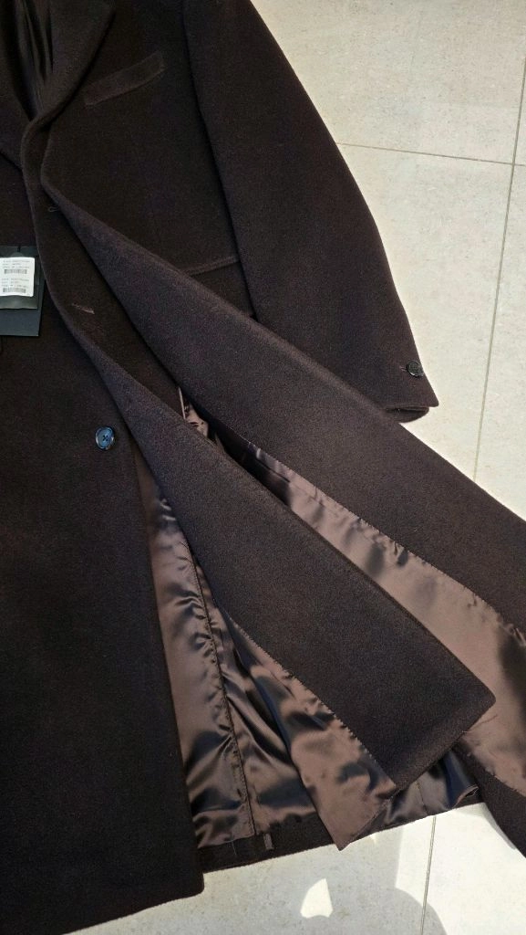 [새제품] 송지오옴므 22FW 레이어드 캐시미어 139 코트 이미지