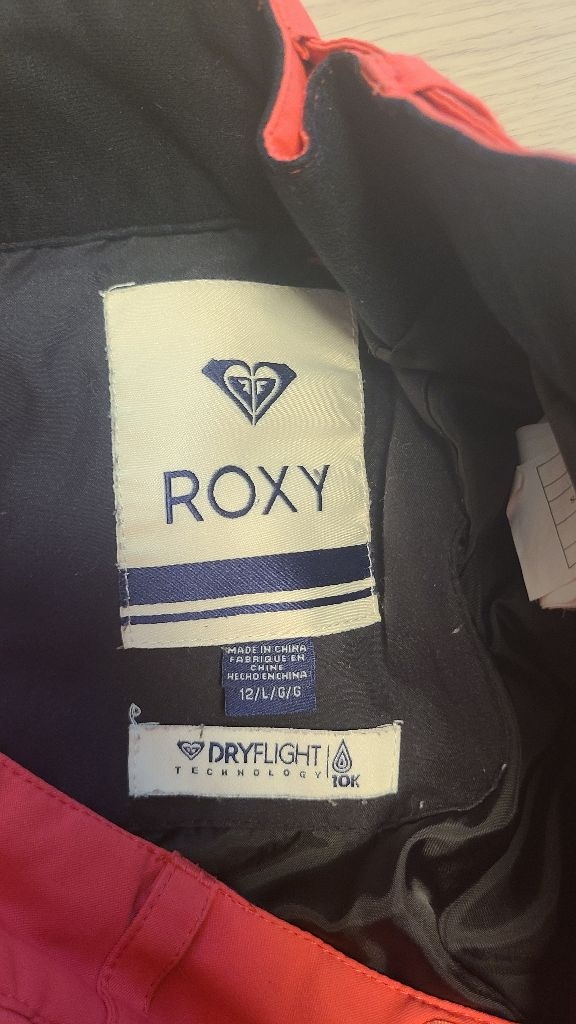 주니어 록시 스키/스노우보드복 상하의 세트 12/L--7