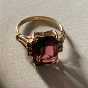 빈티지 보라보라 반지 (14k 전기도금)