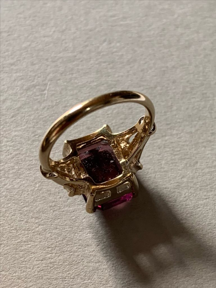 빈티지 보라보라 반지 (14k 전기도금)--1