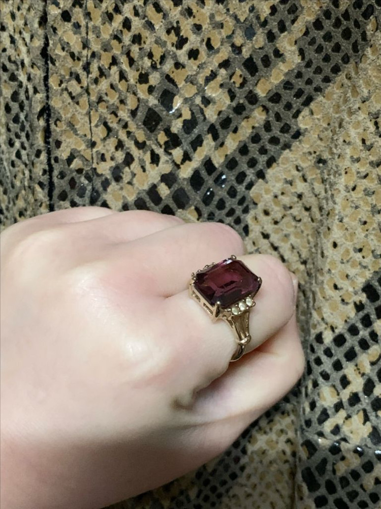 빈티지 보라보라 반지 (14k 전기도금)--2