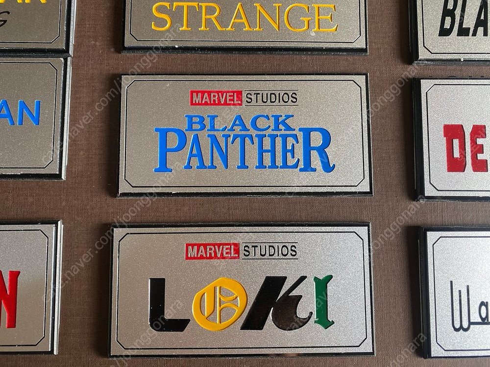 마블명판스파이더맨 닥터스트레인지 가디언즈오브갤럭시(가오갤) 블랙위도우 앤트맨(와스프) 로키 완다비젼 데드풀핫토이--3