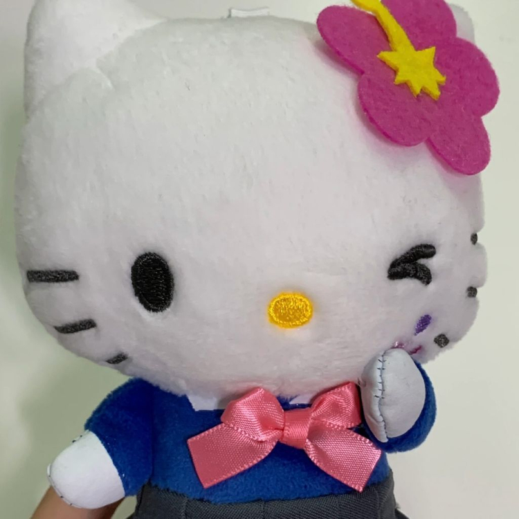 산리오 헬로키티 아베일 교복 인형 키링 이미지