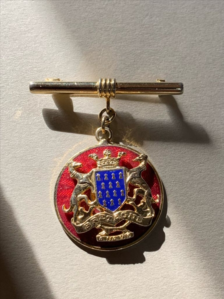 빈티지 브리타니 브로치 (France)--1