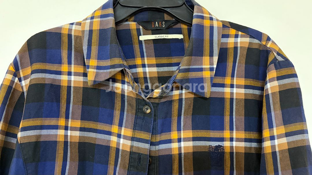 닥스 체크 셔츠--1