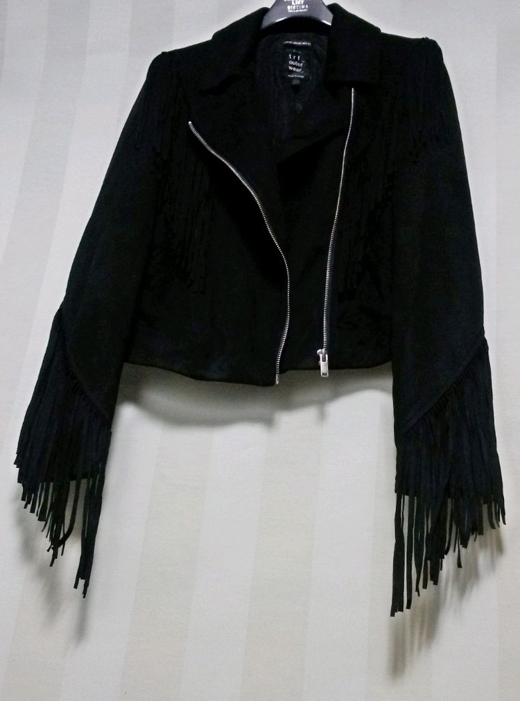 스웨이드 벨벳원단 자켓 새제품--1