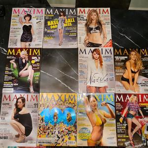 맥심잡지 2011년도 8권 세트 100호포함 (4월6월없음)