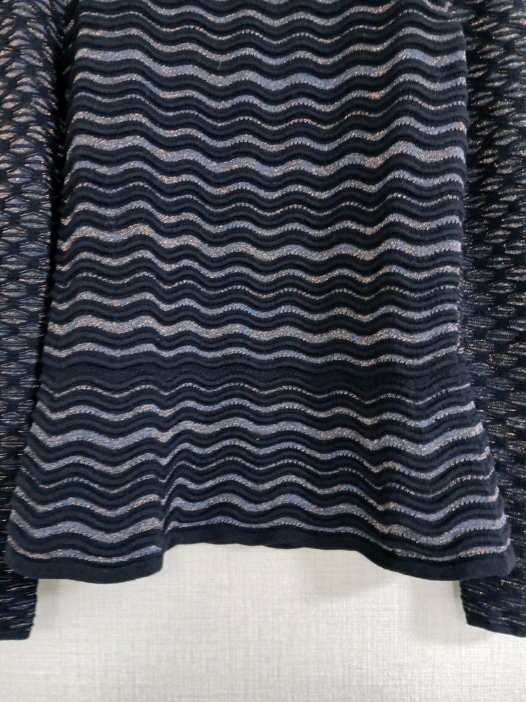 토리버치 스캘럽 물결니트--2