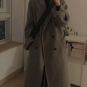 매니매니모드 맥코트 헤링본 롱코트 이미지