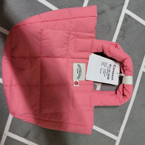 커버낫 퀼팅 미니 토트백 핑크 새제품