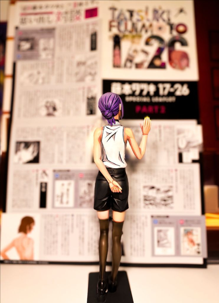 체인소맨 레제 피규어 리페인트 2D도색 애니도색 도색작 레제편 한정판 작품 레진 룩업 덴지 포치타 마키마 밤 이미지