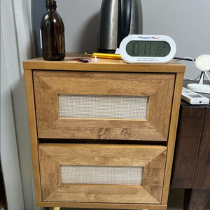 원목 고무나무 협탁 월넛