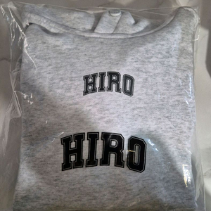 히로 블랭크 후드 멜란지 130 새상품