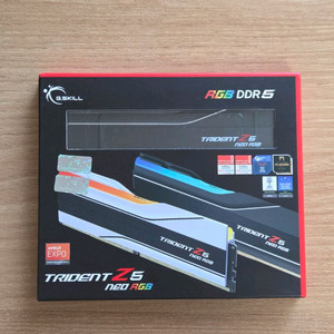 미개봉 지스킬 DDR5-6000 CL30 TRIDENT Z5 NEO RGB 32GB(16Gx2)