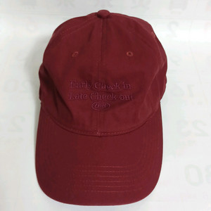 (새거) 와인색 모자 볼캡