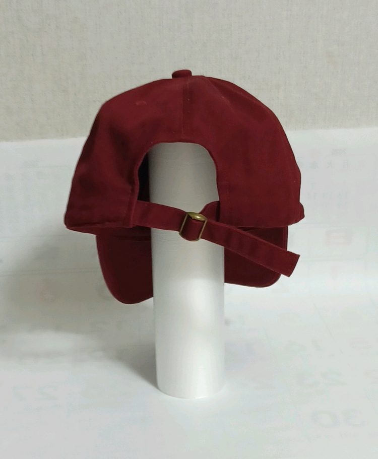 (새거) 와인색 모자 볼캡--4