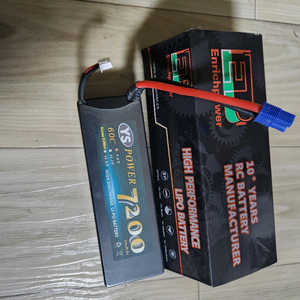 rc카 ys리포 2셀 7200mAh 배터리