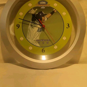 삼성 라이온즈 2002년 한국시리즈 우승 이승엽 MVP 기념 벽시계 이미지