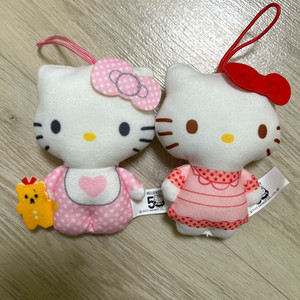 헬로키티 50주년 해피밀 일본 한정 키티 굿즈 인형 키링 산리오 맥도날드 이미지