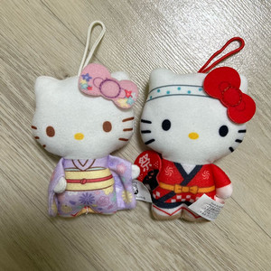 헬로키티 50주년 해피밀 일본 한정 키티 굿즈 인형 키링 산리오 맥도날드 기모노 이미지
