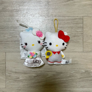 헬로키티 50주년 해피밀 일본 한정 키티 굿즈 인형 키링 산리오 맥도날드 웨딩드레스 이미지