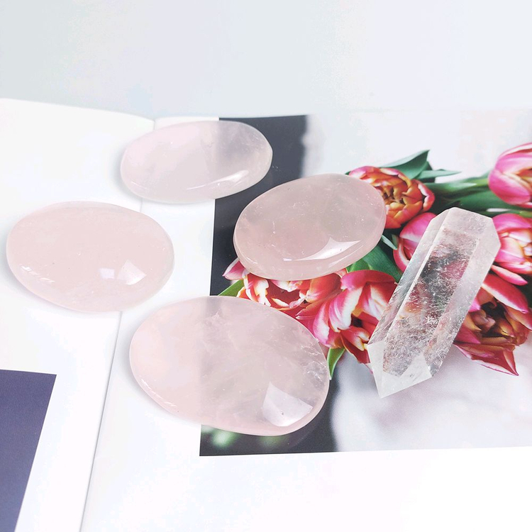 애완돌 장미수정 로즈쿼츠 원석 건강치유 1pc--3