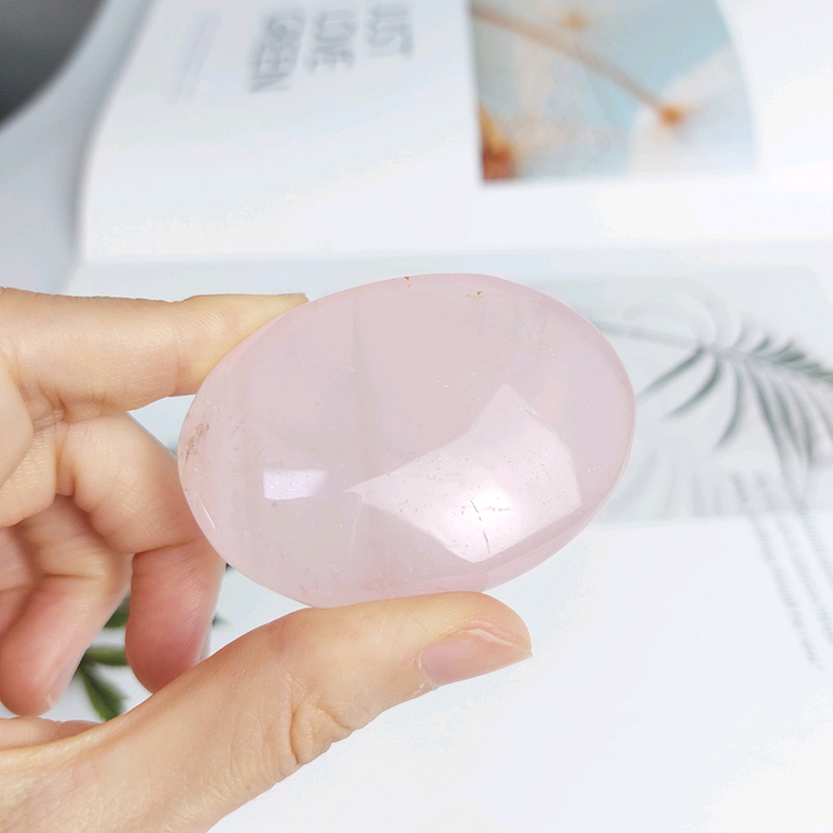 애완돌 장미수정 로즈쿼츠 원석 건강치유 1pc--4