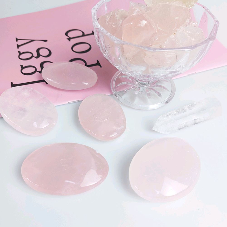 애완돌 장미수정 로즈쿼츠 원석 건강치유 1pc--7