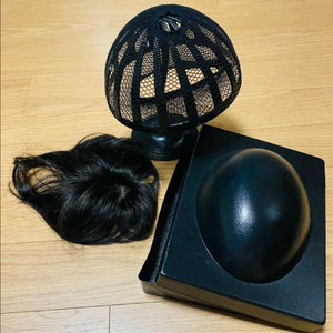 인모 정수리 가발 (새상품)