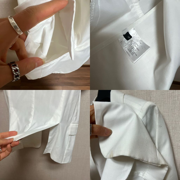 반팔 자켓 블랙/화이트 (s,m) 이미지