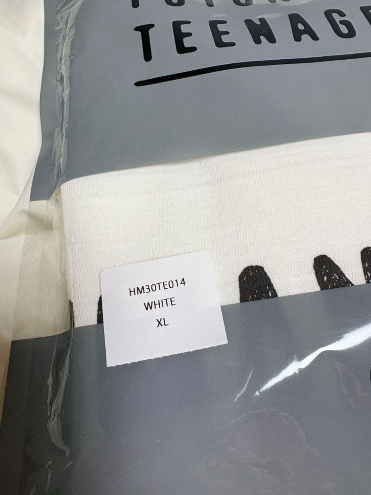 휴먼메이드 반팔티셔츠 xl 화이트--5