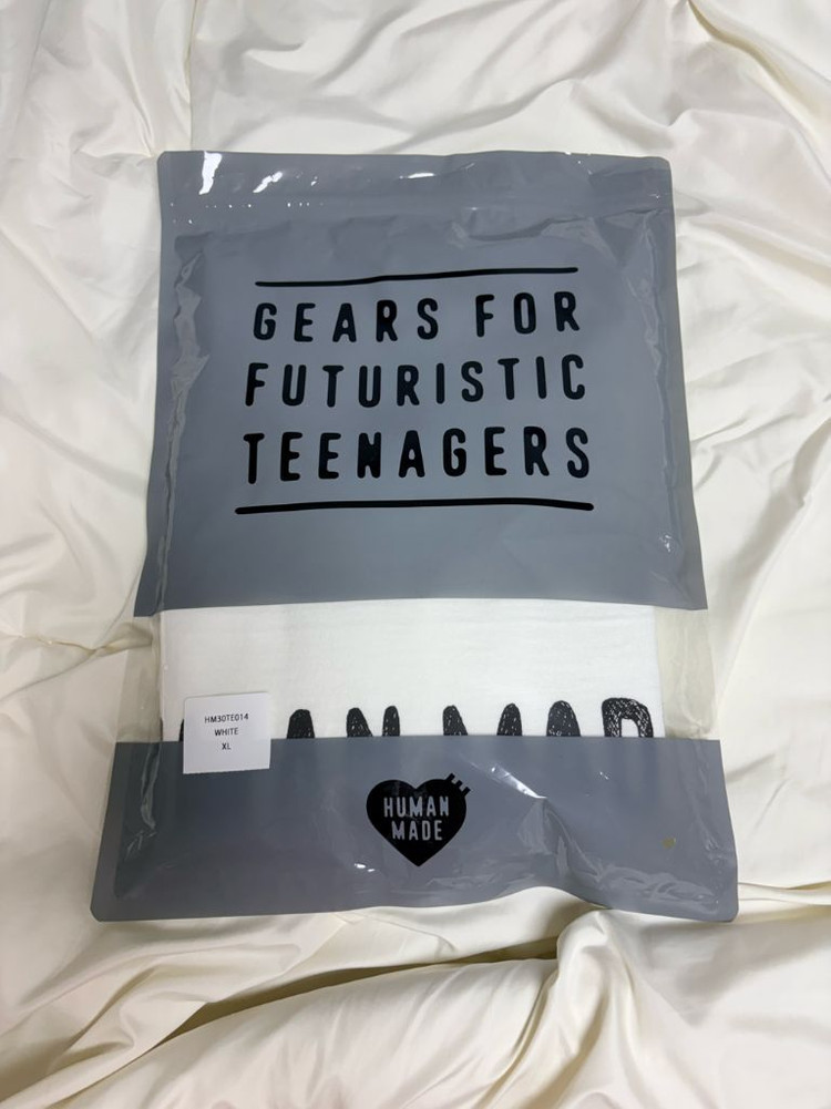 휴먼메이드 반팔티셔츠 xl 화이트--6