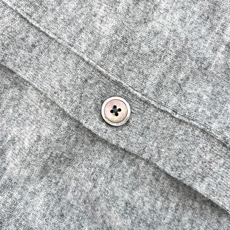 꼼데가르송 블랙와펜 V넥 가디건--4