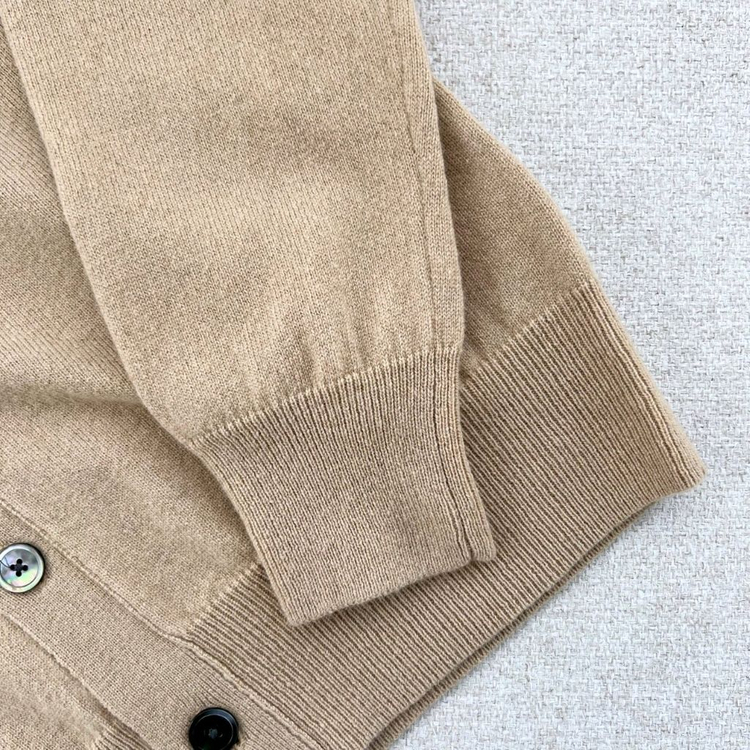 꼼데가르송 블랙와펜 V넥 가디건--7