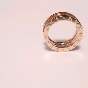 18k 로즈골드 색상 락 반지