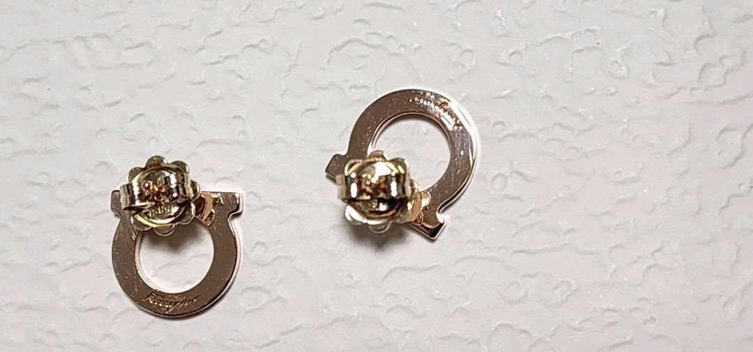 14k 로즈골드 색상 간치니 귀걸이--7