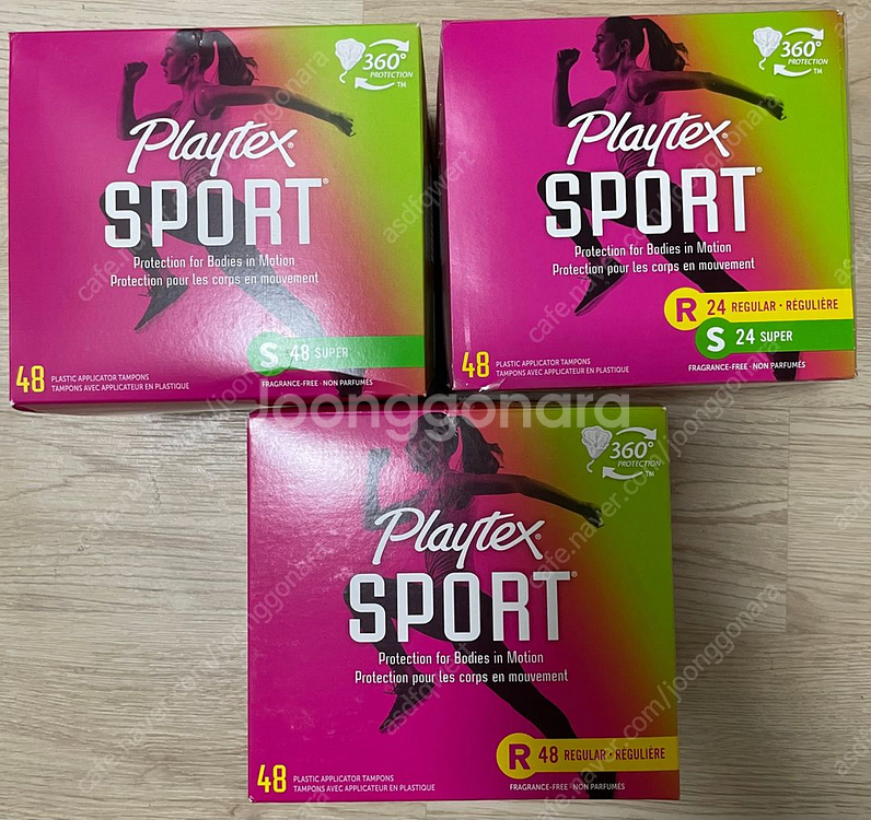 플레이텍스 탐폰 3종류(미개봉 새 상품)--0