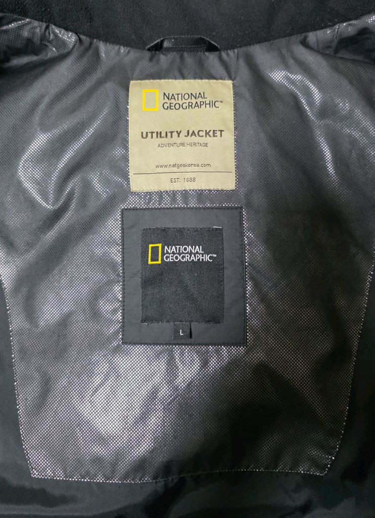 내셔널지오그래픽 덕다운 숏패딩 눕시디자인 남성용 L(100) 이미지