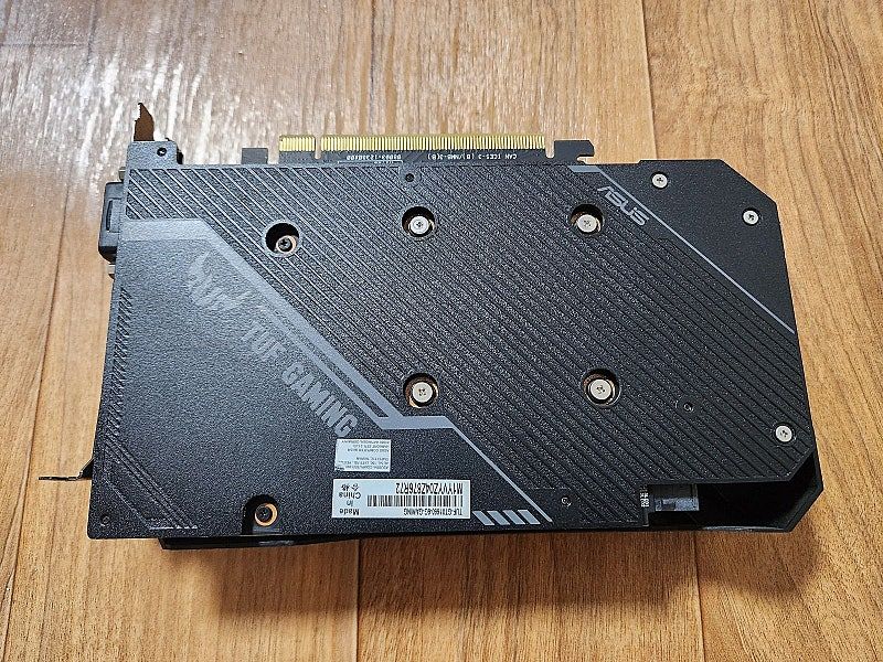 GTX1660 TUF ASUS 그래픽카드 이미지