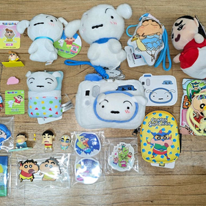 마지막 가격 내림) 짱구, 흰둥이, 짱아 등 캐릭터 굿즈 세트