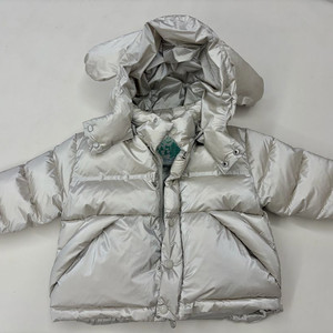 아프리콧 스튜디오 중토곰 패딩 실버 90