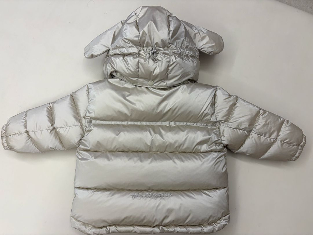 아프리콧 스튜디오 중토곰 패딩 실버 90--1